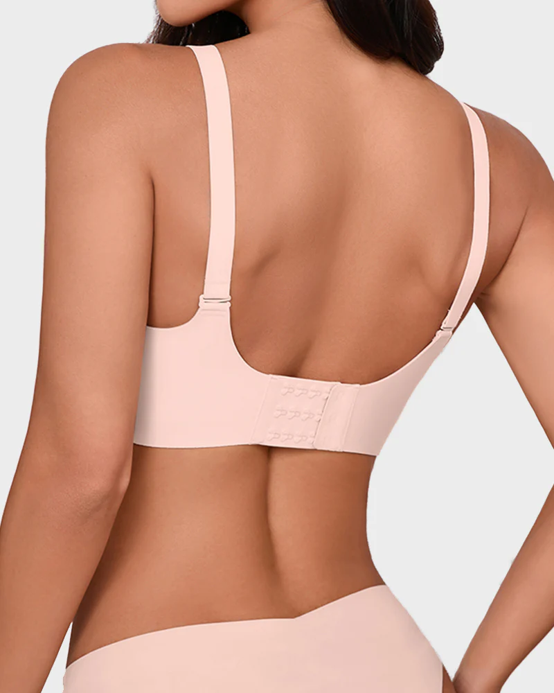 Seamless Wireless Scalloped Edge Jelly Bra - Image 4