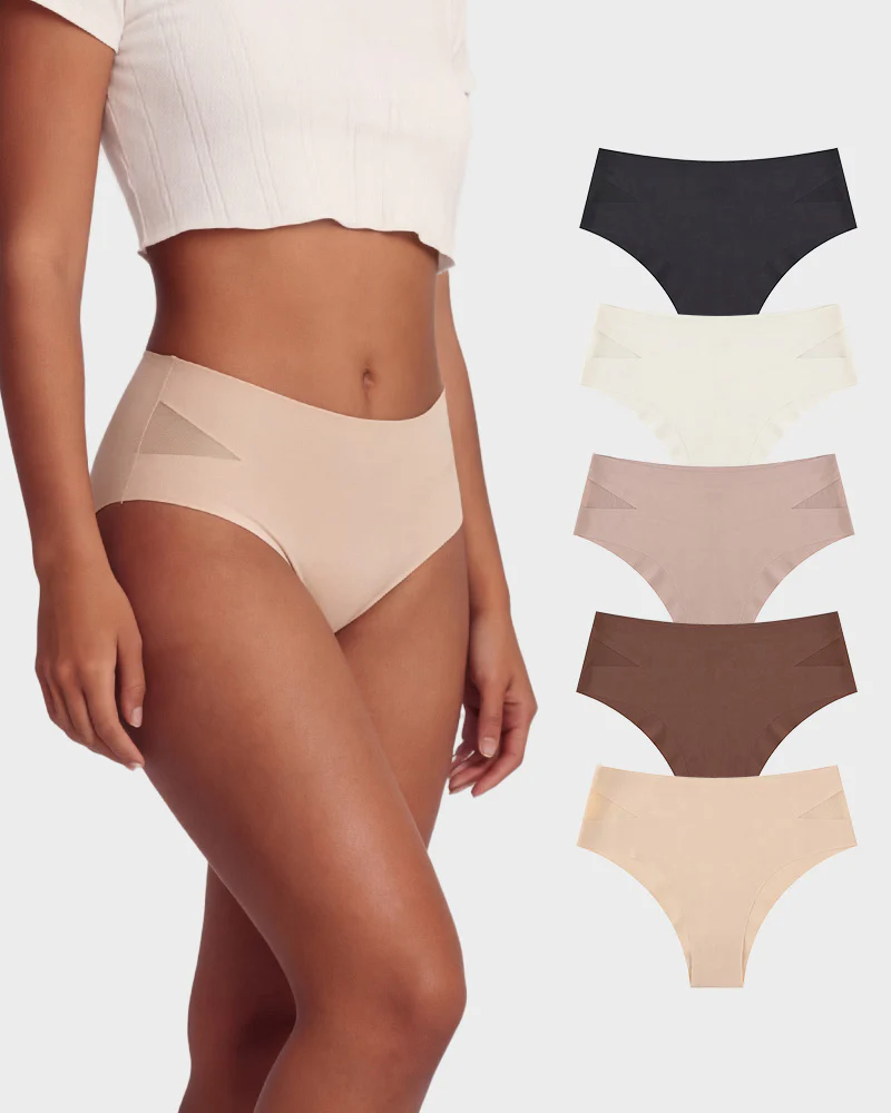 Sexy Seamless Mesh Cutout Panty (5 Pack) - Image 7