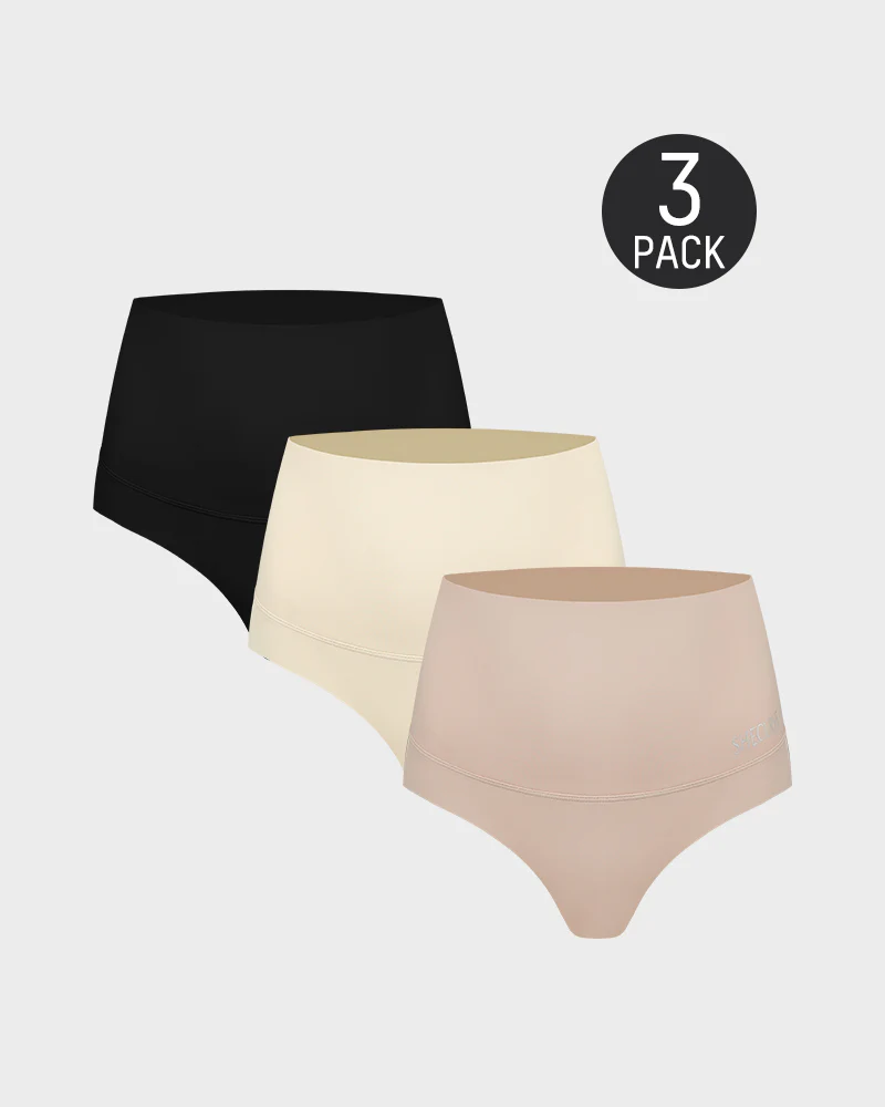 High-Rise Seamless Thong Panty(3 Pack) - Image 20