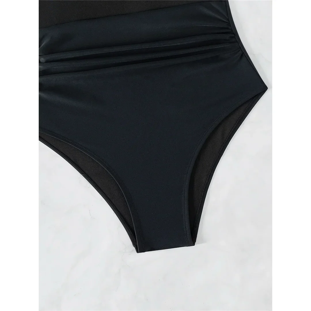 Mesh Tummy Control Swimsuit - Image 11