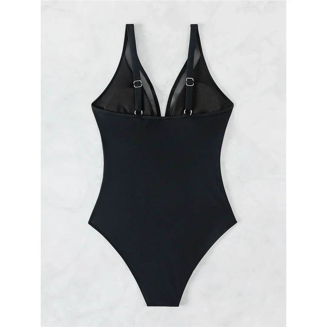 Mesh Tummy Control Swimsuit - Image 9