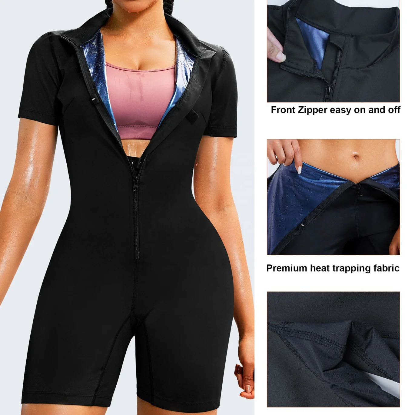 Women's Full Body Shapewear Sauna Suits - Image 5