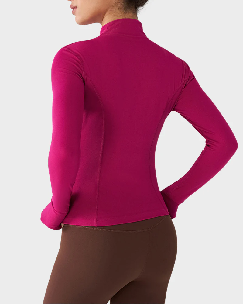 Slim-Fit Streamline Activewear Jacket - Image 11