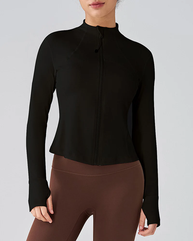 Slim-Fit Streamline Activewear Jacket - Image 6