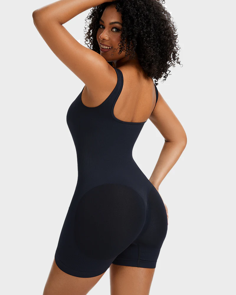 Snap Button Shaping Shorts Bodysuit - Image 6
