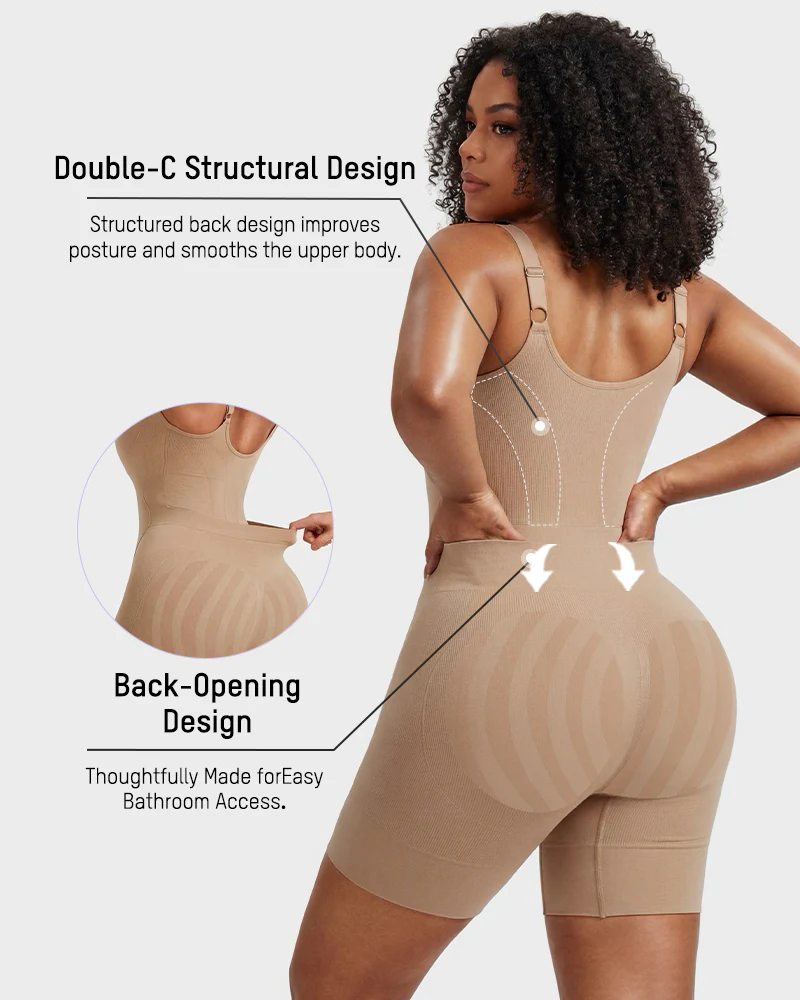Snatched Seamless Shapewear Bodysuit - Image 3