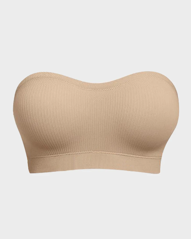 Stay‑Put Wireless Seamless Bandeau Bra - Image 10