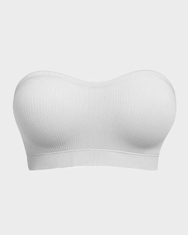 Stay‑Put Wireless Seamless Bandeau Bra - Image 11