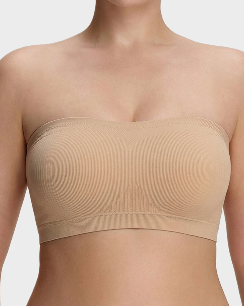 Stay‑Put Wireless Seamless Bandeau Bra - Image 12