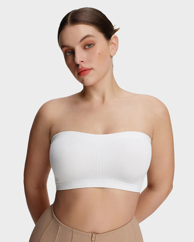Stay‑Put Wireless Seamless Bandeau Bra - Image 6