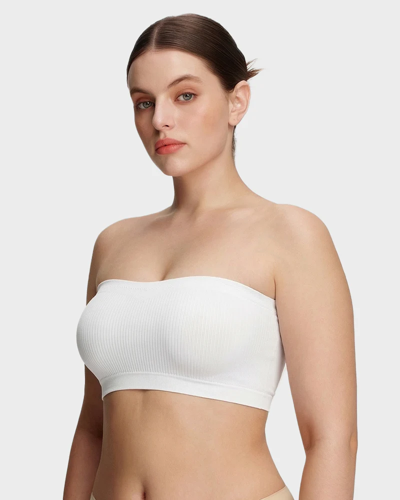Stay‑Put Wireless Seamless Bandeau Bra - Image 7