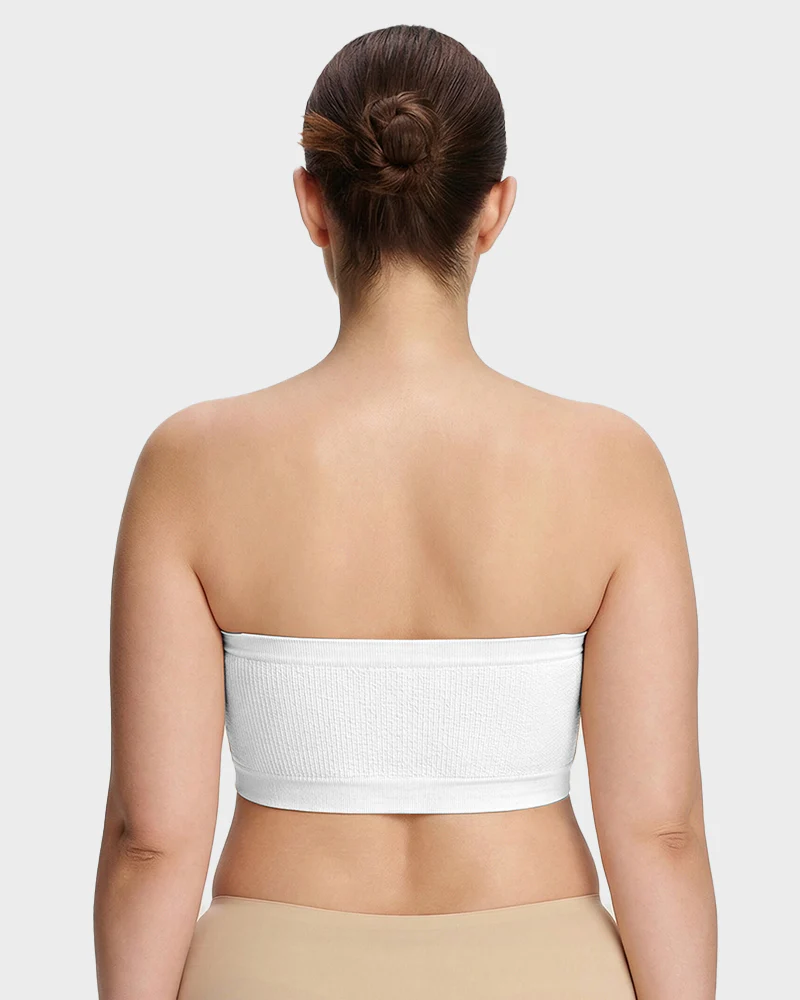 Stay‑Put Wireless Seamless Bandeau Bra - Image 8
