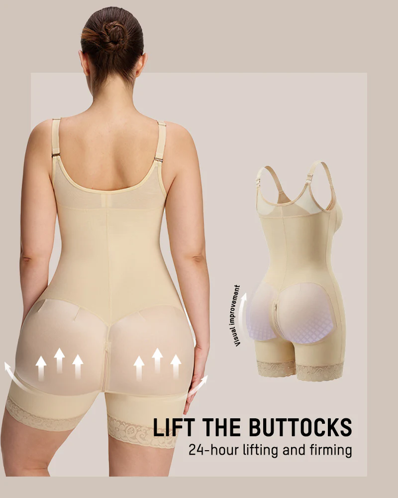 Tummy Control Butt Lifter Shaper with Zipper Crotch Fajas Colombianas - Image 8