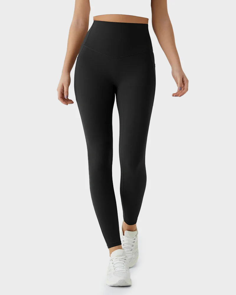 Tummy Control Butt-Lifting Training Leggings with Pockets - Image 10