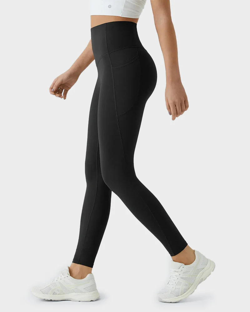 Tummy Control Butt-Lifting Training Leggings with Pockets - Image 11