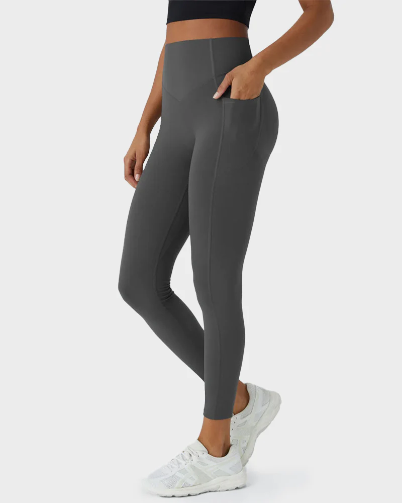 Tummy Control Butt-Lifting Training Leggings with Pockets - Image 18