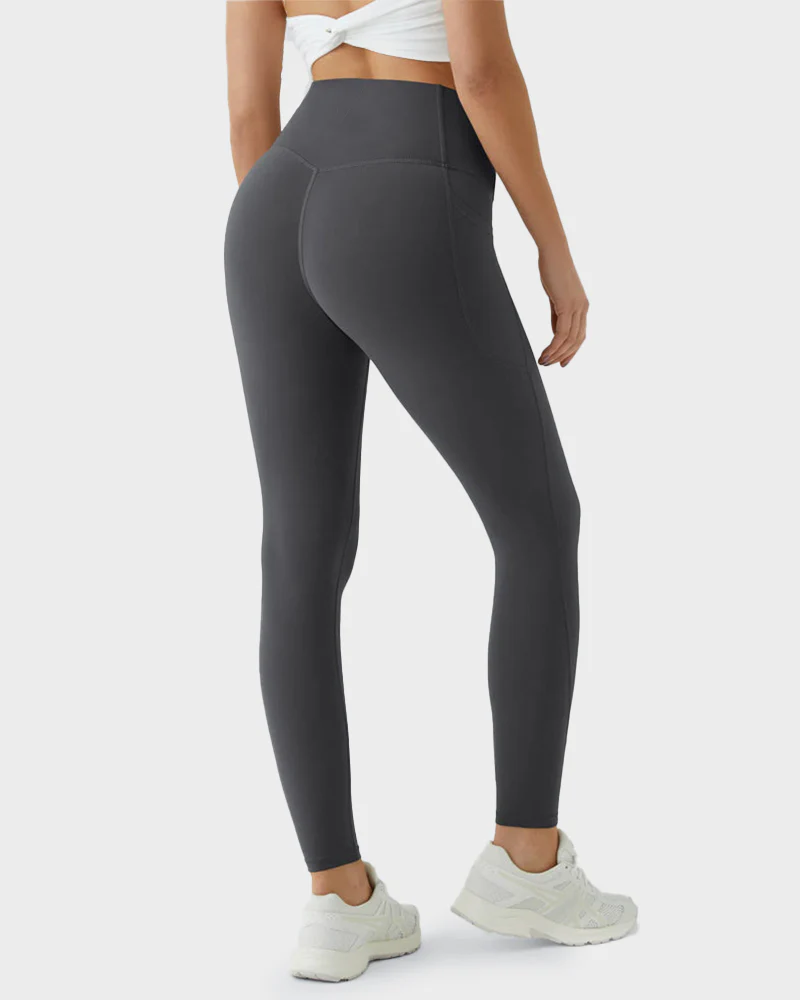 Tummy Control Butt-Lifting Training Leggings with Pockets - Image 22