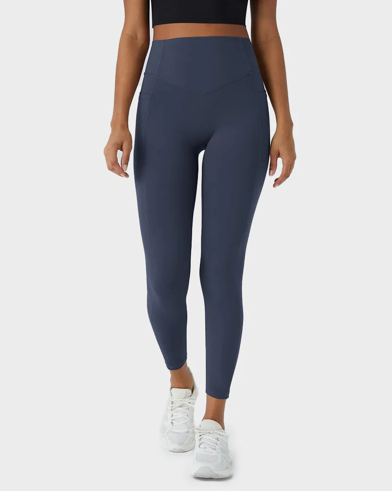 Tummy Control Butt-Lifting Training Leggings with Pockets - Image 25