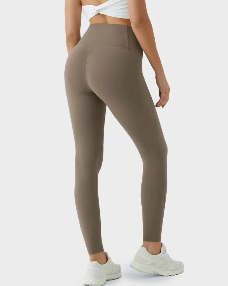 Tummy Control Butt-Lifting Training Leggings with Pockets - Image 3