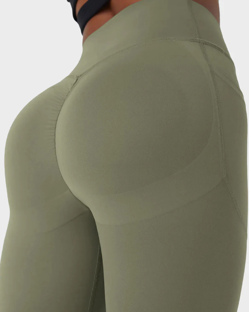 Tummy Control Butt-Lifting Training Leggings with Pockets - Image 34