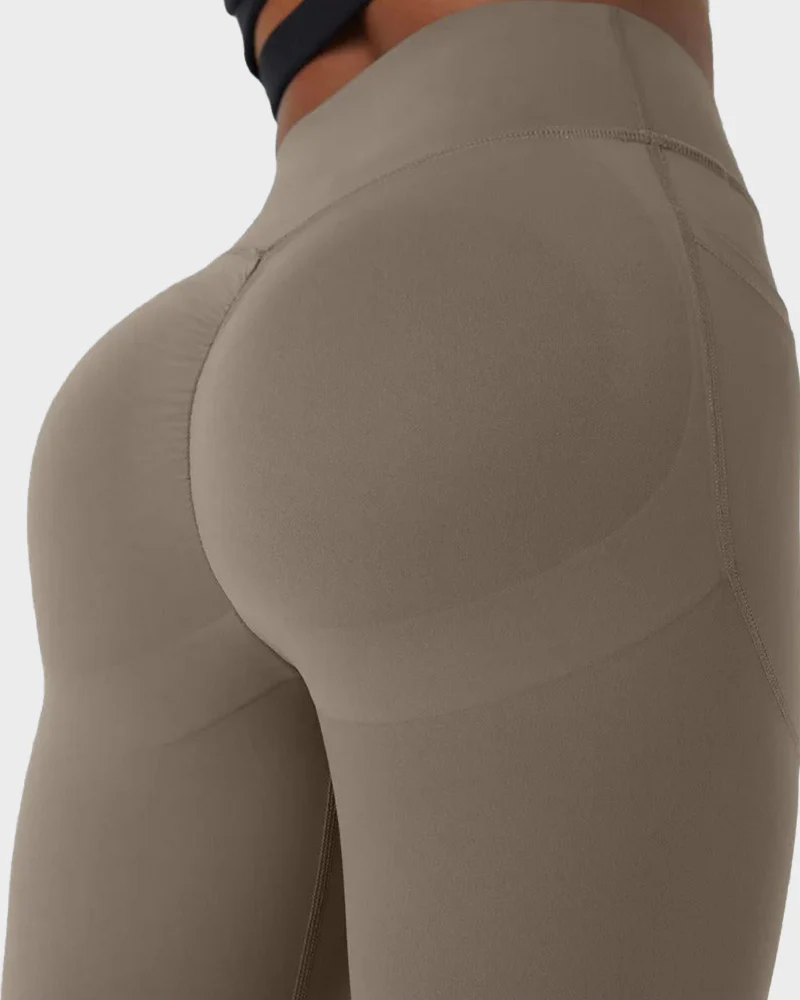 Tummy Control Butt-Lifting Training Leggings with Pockets - Image 7
