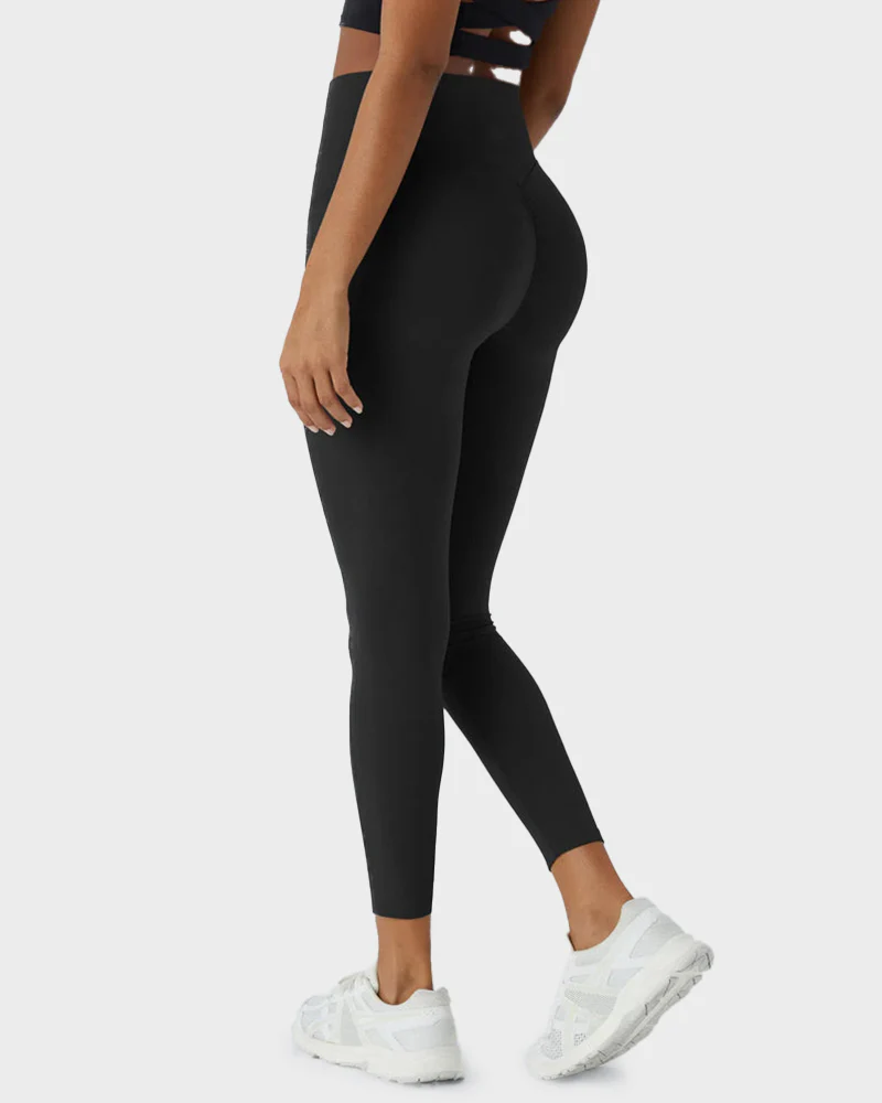 Tummy Control Butt-Lifting Training Leggings with Pockets - Image 9