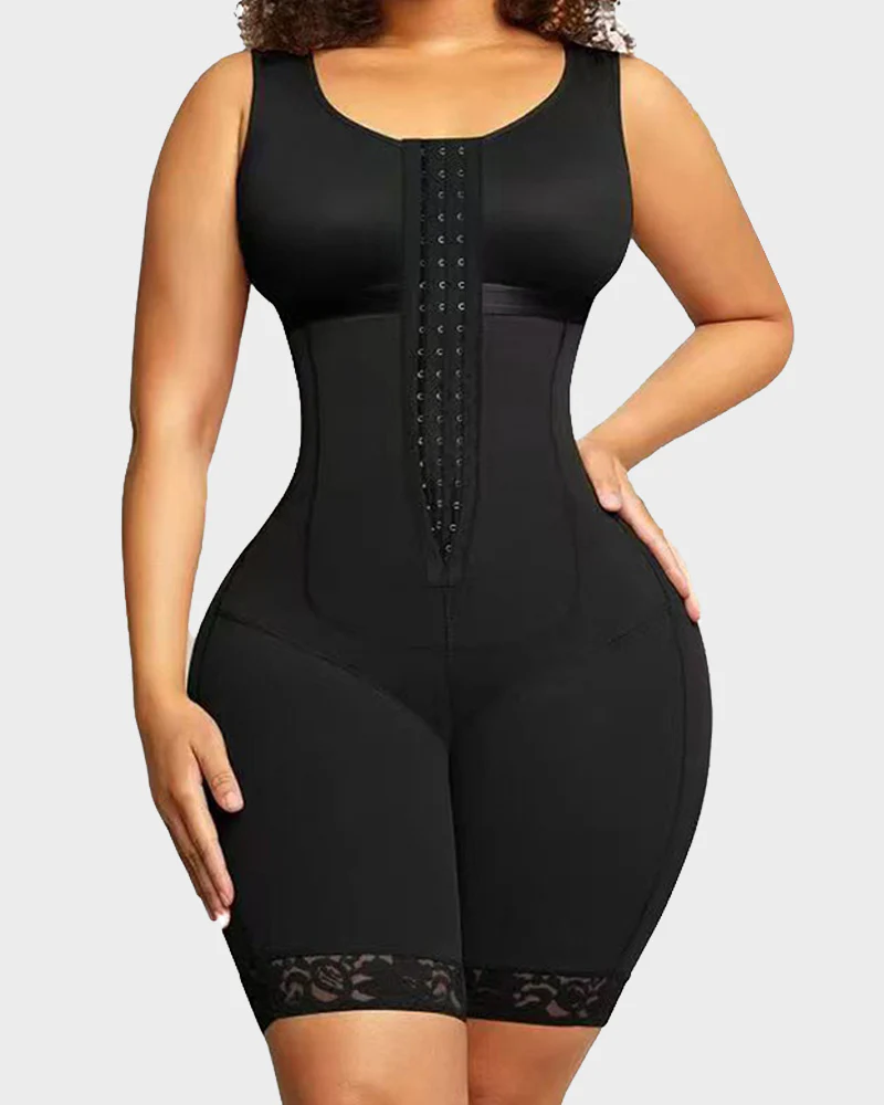 Tummy Control Shaping Bodysuit - Image 5