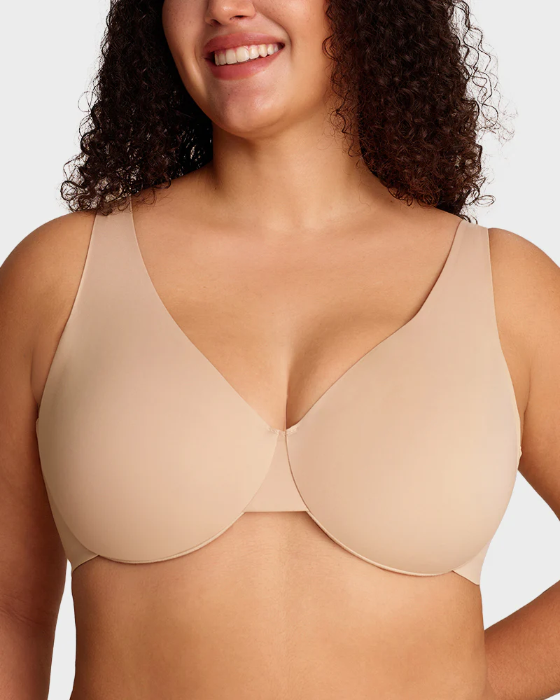 Underwire Adjustable Deep V-neck Bra - Image 12