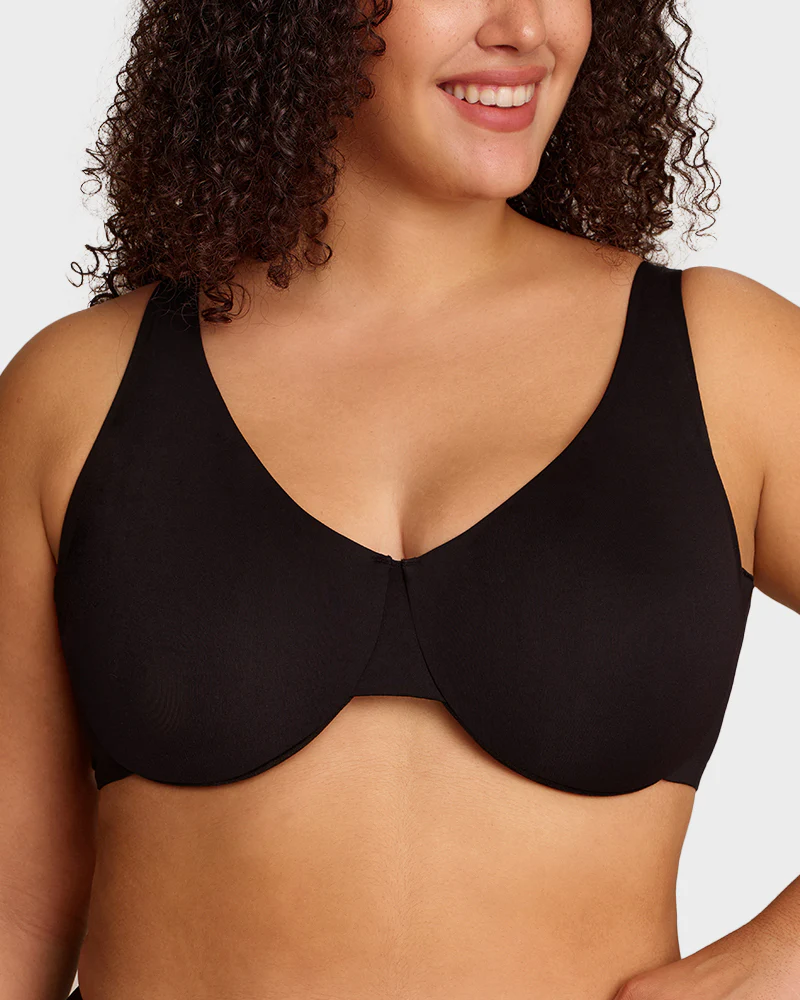 Underwire Adjustable Deep V-neck Bra - Image 13