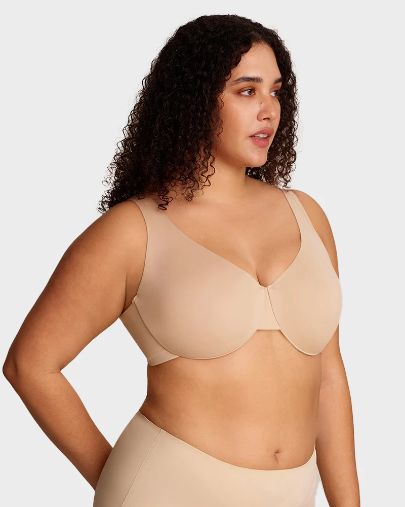 Underwire Adjustable Deep V-neck Bra - Image 3