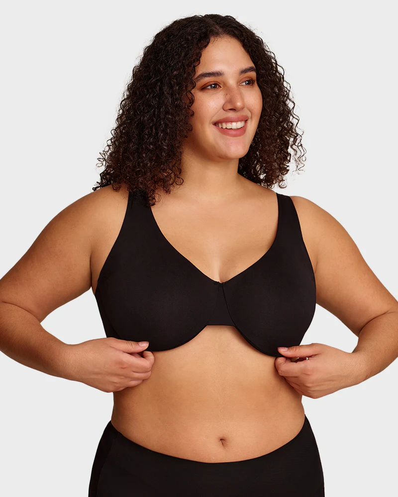 Underwire Adjustable Deep V-neck Bra - Image 9