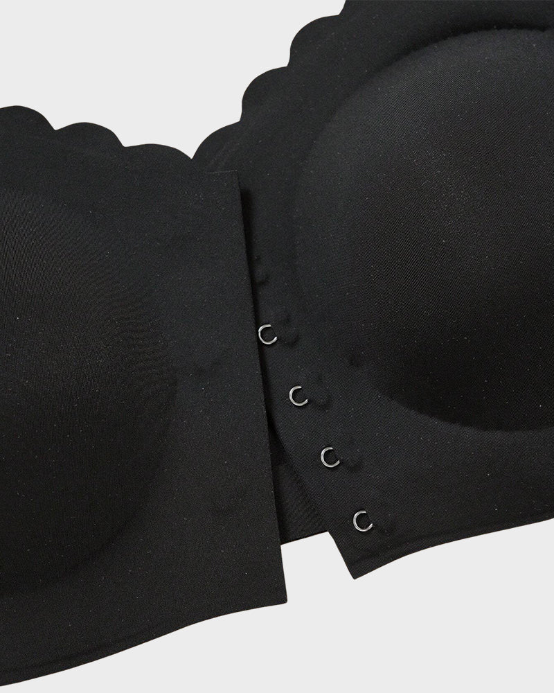 Strapless Front Closure Leopard Print Bra - Image 24